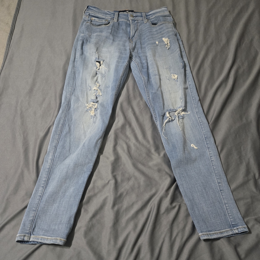 Hollister California Taper Advanced Stretch Distressed Men's Jeans 29x 30
